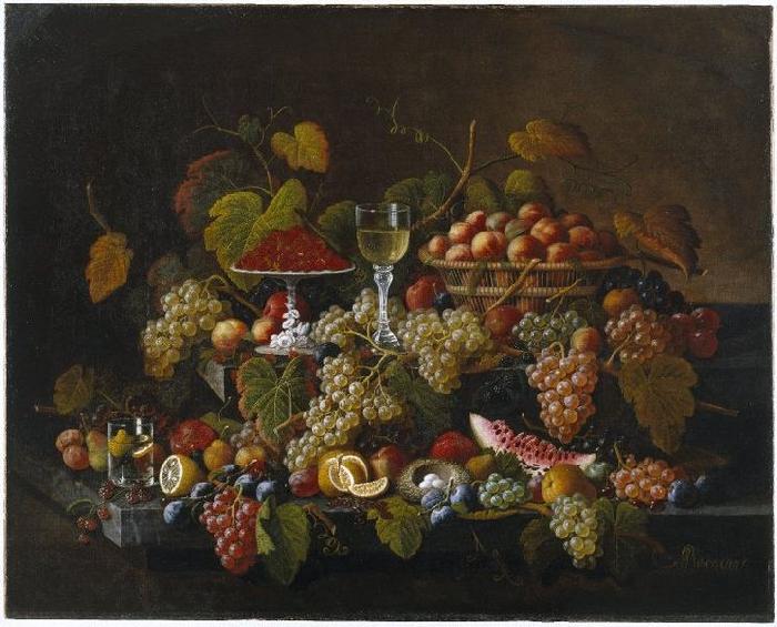 Severin Roesen Still Life with Fruit oil painting picture
